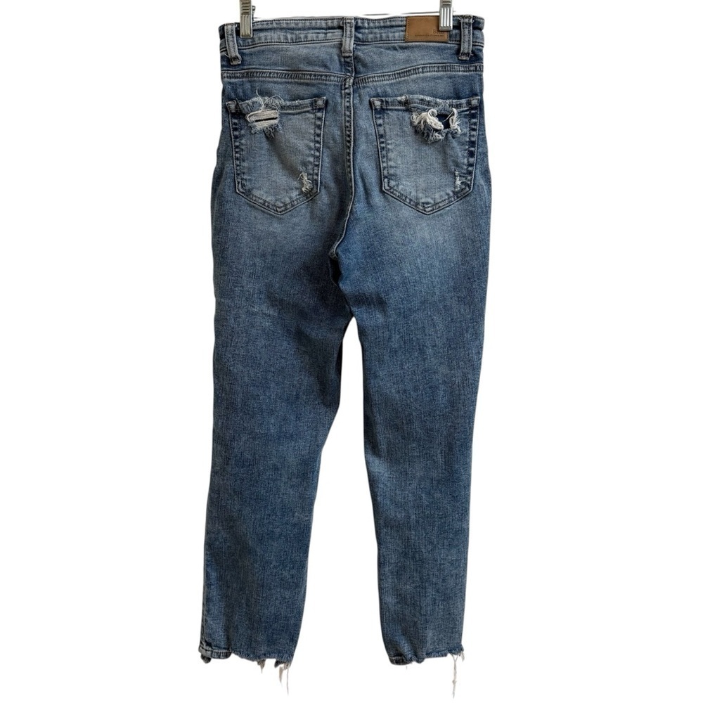 BKE Denim Buckle Parker Universal Fit High Rise Distressed Jeans Womens Size 26 - Picture 2 of 11